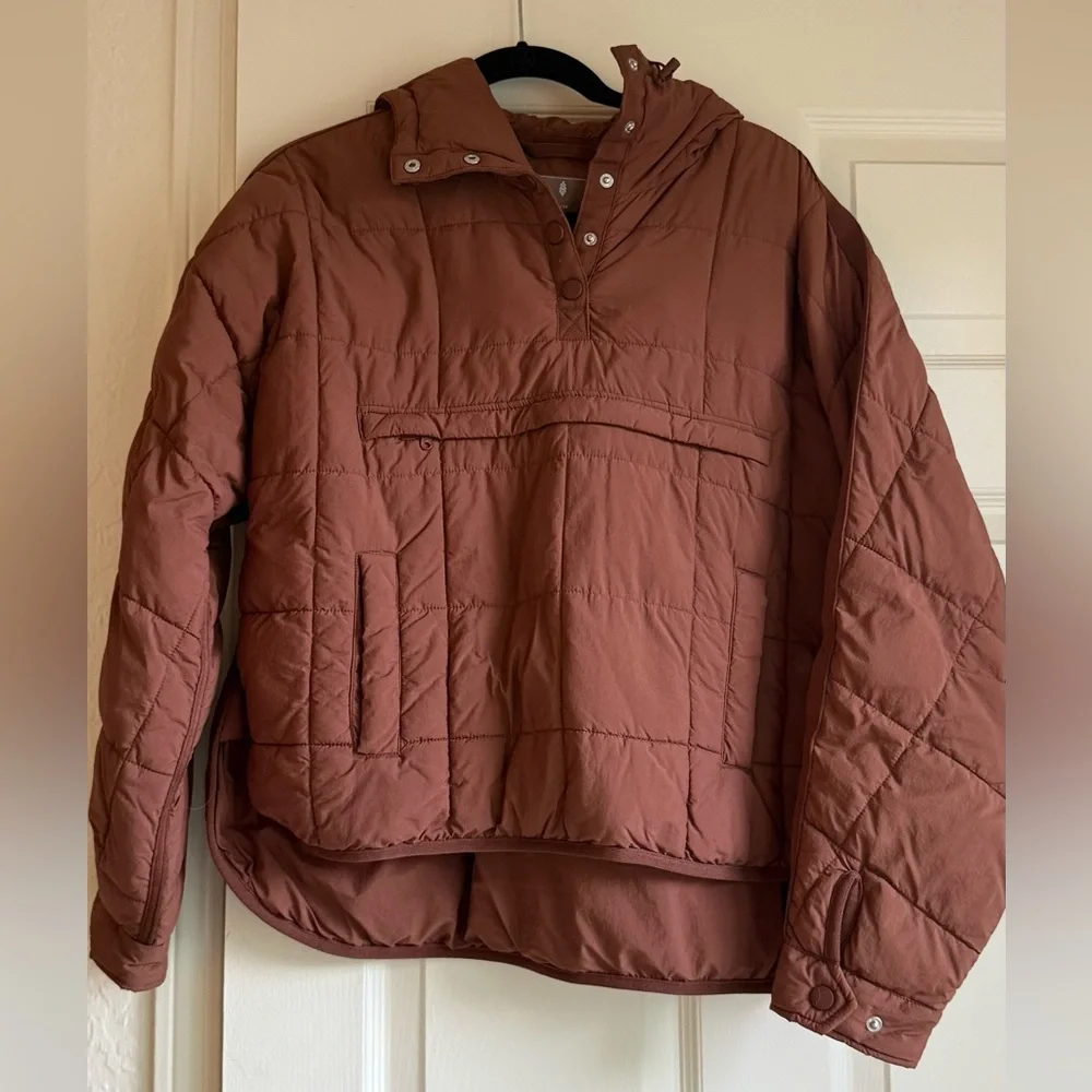 Free People Pippa Packable Pullover Puffer - Twin Peaks - Picture 2 of 15